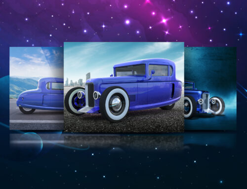 3D Modeling Mash Car Render