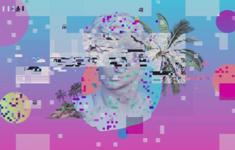 glitch logo promo